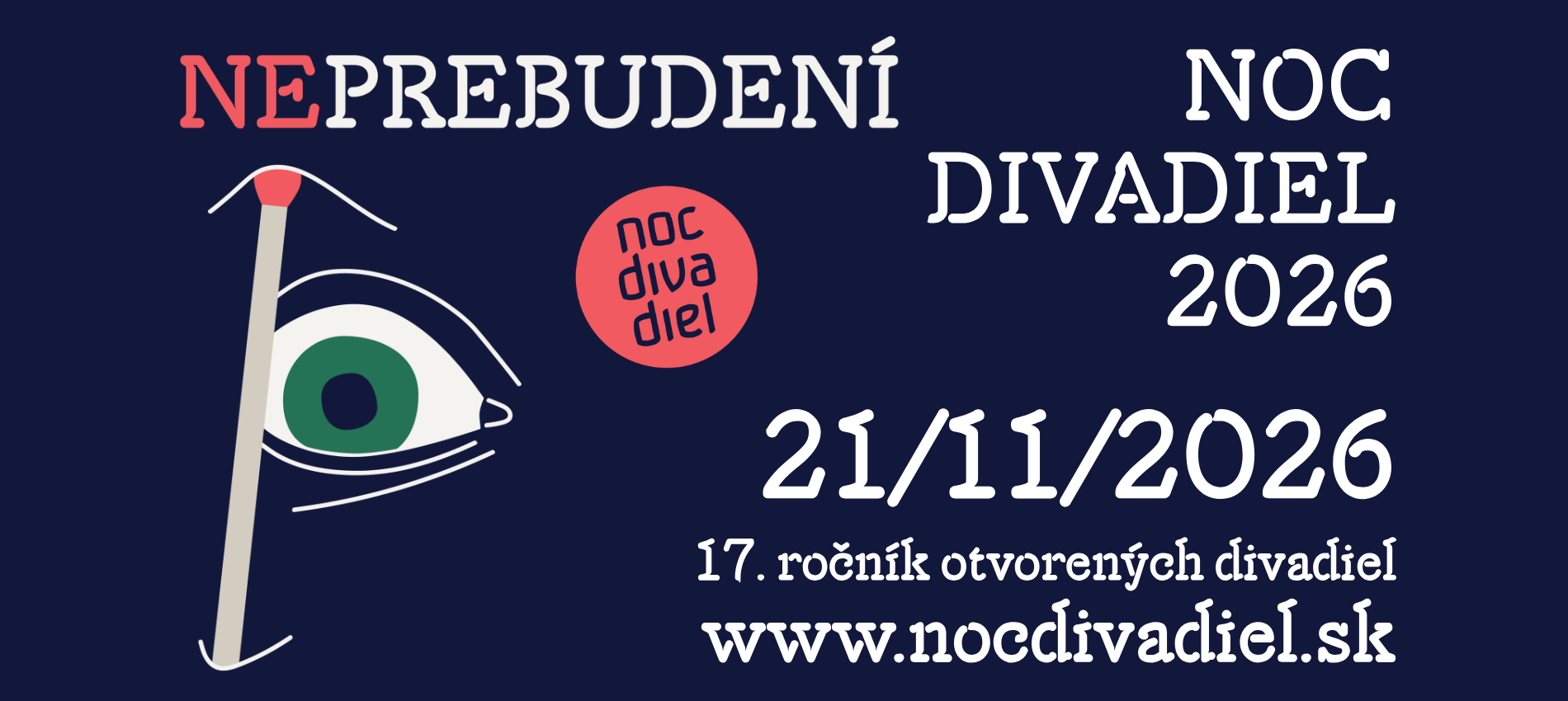 Noc divadiel 21.11.2026