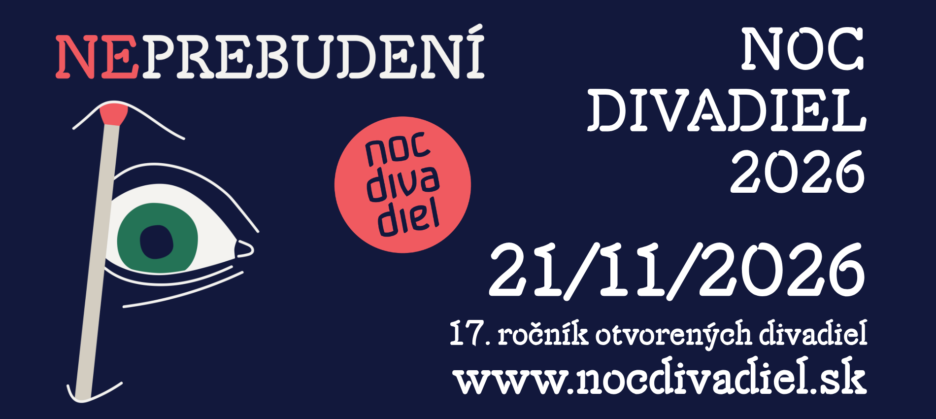Noc divadiel 21.11.2026