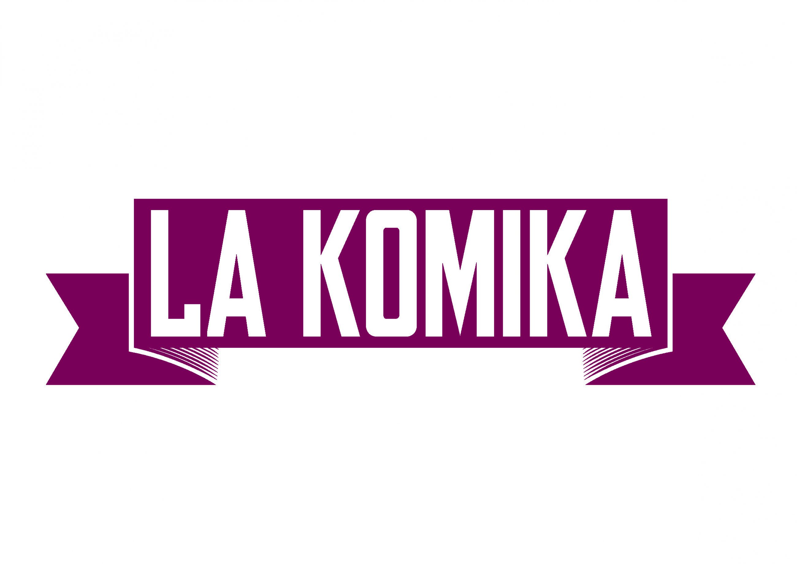 LA KOMIKA LOGO CURVES RED